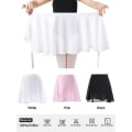 Miniatyrbilde 5 av 5: Chiffon Tutu Tutu Justerbar Hvit Størrelse L (størrelse 140-165) Dansedrakter For Jenter Og Kvinner