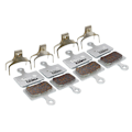 Miniatyrbild 3 av 3: 8 st Hi-end banan till spade adapterkontakt/högtalarkabelkontakt [wy-yp01-8/spade De L/8]（guld）
