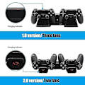 Miniatyrbild 5 av 5: Vertikalställ för Ps4/ps4 Slim/ps4 Pro LED-kylfläkt Dubbel kontroll (1.0-version)