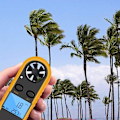 Miniatyrbild 4 av 5: Gm816 Digital Anemometer Vindhastighetsmätare Mätare Lcd Handhållen Luftflöde
