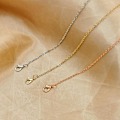 Miniatyrbilde 3 av 5: 10 tråder 45cm antikk bronse jern wire wire kjede med hummerlås for anheng halskjede armbånd Diy smykker making-rose gull metall