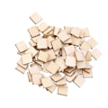 Pikkukuva 2 / 2: 300 kpl 20 mm neliönmuotoiset puulastut tyhjät puulastut viimeistelemätön DIY-laatta maalausta varten taide-riipus käsityöt (2X2 cm, vaaleankeltainen)