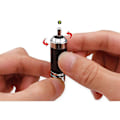 Miniatyrbild 4 av 5: 2 st vävkammar makramé slicker borste bomullsrep öppen knut kam stickning tillbehör diy flätat（träfärg）