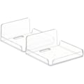 Miniatyrbild 2 av 2: 2-pack väggmonterad akrylrouter väggmonterad övervakningskamerahållare (10,2X10,2X4,5CM, transparent)