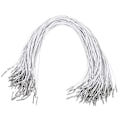 Miniatyrbillede 1 af 2: 100 stk. hat elastisk snor tøj elastisk snor fiksering snor DIY maske elastisk snor (35.5X0.1 cm, hvid)