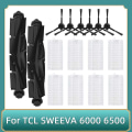 Pikkukuva 1 / 5: Tcl Sweeva 6000 6500 -robotti-imurin telarulla, sivuharja, Hepa-suodatin varaosat ja tarvikkeet（Set A）