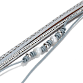 Miniatyrbillede 3 af 5: Leopard læderarmbånd til kvinder - Flerlags magnetisk spænde bangle - Jxlgv