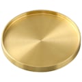 Miniatyrbillede 1 af 2: Tekop underkop, kontortekopholder, tekop opbevaringsbakke, retro underkop (7.50X7.50X0.80CM, guld)