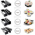 Miniatyrbild 4 av 5: Sushi Set Maker, 10 st Sushi Set för nybörjare för Sushi Diy