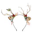 Miniatyrbild 2 av 4: 1 st sött sött trädgren diadem girlang diadem horn diadem för barn flickor (M, som bilden visar)