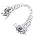 Miniatyrbillede 2 af 2: 100 stk. hat elastisk snor tøj elastisk snor fiksering snor DIY maske elastisk snor (35.5X0.1 cm, hvid)