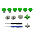 Miniatyrbild 2 av 5: Analog Joystick Ersättningsknappar för Controller Cover Gamepad Full Caps (Grön)