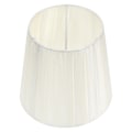 Miniatyrbillede 2 af 2: Elegant lampeskærm i stof til clip-pære, 14x9x12,5 cm, beige