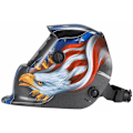 Miniatyrbild 2 av 5: Automatisk solförmörkande svetsmask Arc Tig Mig Slipning Eagle Svart Svetsare Mask