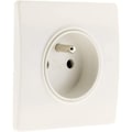 Miniatyrbild 1 av 3: 2P+E 16A Bilterminaluttag+Klo Vit