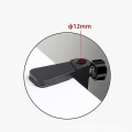 Miniatyrbillede 2 af 3: 2 stk. Justerbar 0-50mm Arm Skrivebords Klemme Bordlampe Klemmeholder Metal Stativ - Sort