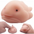 Miniatyrbillede 1 af 5: Træk, stræk og klem stress blob fisk legetøj, sensorisk fisk ansigt følelser, sød angst lindring legetøj, stress reduktion angst lindring