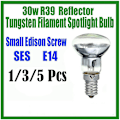 Miniatyrbillede 3 af 5: Udskiftning Lava Lampe E14 R39 30w Skrue I Pære Klar Reflektor Spot Lys Lava Glødelampe（1stk）