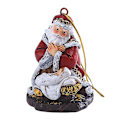 Miniatyrbillede 1 af 2: 1 stk. Sød julemand vedhæng juletræ vedhæng (multi-farve) (7.6X6.2X5.5CM, multi-farve)