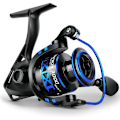 Miniatyrbild 2 av 5: Centron Spinning Reel Storlek 3000 och Zephyr BFS Baitcasting Reel Höger Hand