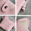 Miniatyrbild 5 av 8: Barnens axelväska flickor, katt crossbody messenger väska, prinsessa mini handväska, PU läder söta små flickväskor