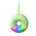 Miniatyrbild 1 av 5: Mini Dazzling Lights Bluetooth Audio Stereo Surround Sound Quality Donut Shape Portable Outdoor Audio（Grön）