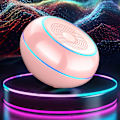 Miniatyrbild 5 av 5: Bluetooth-högtalare med 12 W stereoljud, Bluetooth 5.0, trådlös stereokoppling, högtalare för hem, utomhus, resor (rosa)