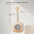 Miniatyrbild 5 av 5: Bluetooth-ljud Retro-kameraform Trådlösa Mini-högtalare Surround Hifi-ljud Silikonhängande rep Unik modestil LED-färgglatt ljus（Beige）