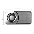 Miniatyrbild 4 av 5: Bluetooth-högtalare Trådlös Bärbar Högtalare Med Stereoljud R-ich Bass Inbyggd Mikrofon FM Radio Högtalare（Grå）