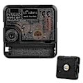 Miniatyrbillede 2 af 2: Quartz DIY Vægurs Bevægelsesmekanisme Batteridrevet DIY Reparationsdele Udskiftning Sort)