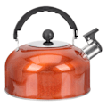 Miniatyrbillede 1 af 2: Rustfrit stål kedel tekande ringende kedel ringende tekande (19.00X18.50X18.50CM, orange)