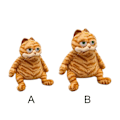 Miniatyrbillede 2 af 4: Fed Orange Plys Kat Plysdyr Legetøj, Jule Fødselsdagsgave Til Børn 3+