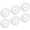 Pikkukuva 1 / 5: Led-yövalo liiketunnistimella, 6 kpl liiketunnistimella varustettua kaappivaloa, automaattinen