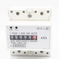 Miniatyrbild 1 av 5: 4P enfas elektrisk mätare skena bord DDM75S, 15(60)A