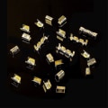 Miniatyrbillede 5 af 5: 550 stk U-formede kobberringterminaler crimp-sæt - terminalforbindelse crimp-spænde kabelklemme Wir