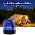 Miniatyrbild 3 av 5: LED Bluetooth-högtalare, trådlös nattlampa, bra present till flickor, pojkar, barn och tonåringar 20240217 (blå)