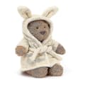 Jelly* täytetty eläinlelu Bartholomew Bear Bathrobe MEDIUM - H26 X L12 CM