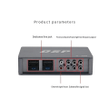 Miniatyrbilde 5 av 5: 4-kanals 90w høyeffekt bil Bluetooth lydforsterker stereo mini lydmottaker for bil Aud（grå）