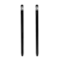 Miniatyrbillede 1 af 2: 2 stk. Tablet PC præcisionsskærm touch pen universel stylus pen til mobiltelefoner tablets (1X14CM, sort)