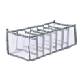 Miniatyrbillede 2 af 2: Hjemmetøj klassificeringsboks multi-grid bukseboks udendørs rejsetøj boks (36X17X12CM, grå)