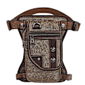 Miniatyrbild 2 av 4: Canvas bältesväska utomhus crossbody taktisk benväska