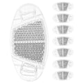 Pikkukuva 1 / 2: 8-pakkaus turvallisuuspyörän heijastavat arkit pyörän heijastavat arkit yöturvallisuusvaroitus heijastavat arkit (7.00X3.50X0.50CM, kuten kuvassa näkyy)