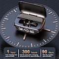 Miniatyrbild 5 av 5: Bluetooth-hörlurar 5.3 Hög ljudkvalitet Clip On Örontyp, Långvarig och ingen smärta, Superlång räckvidd, Universell för sport（Svart）
