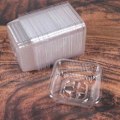 Miniatyrbild 2 av 5: 100 st vita månkaksinnerfack äggulkekakor hållare bakverk förpackningslåda festgåva dekoration