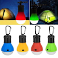Miniatyrbild 2 av 5: 4 st LED Camping Lamp Nödlampor Bärbar Tält Lykta Vattentät Hängande Lampor
