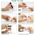 Miniatyrbild 3 av 5: Grommetverktyg 12mm Metall Ögle Set 100 Set Grommet Kit Ögle Kit För Canvas Presenning Tält Reparation Silver (1/2\")