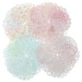 Miniatyrbilde 1 av 2: 80 stk blomsterpapir-klippet blonder utklippsbokpapir hul blonderpapir DIY utklippsbok blonderpapir (0,01X9,2X9,2CM, som vist på bildet)