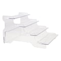 Miniatyrbillede 2 af 2: Fjerlags plastdisplaystativ plastmodel displaystativ aftageligt stigestativ (20,8X16,8X12CM, transparent)