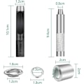 Miniatyrbild 2 av 5: Grommetverktyg 12mm Metall Ögle Set 100 Set Grommet Kit Ögle Kit För Canvas Presenning Tält Reparation Silver (1/2\")