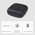Miniatyrbild 4 av 5: Ny utomhus Bluetooth-högtalare, bärbar, inte rädd för stänkvatten, subwoofer med hög volym, mini trådlöst nätverkskort, minihögtalare (svart)